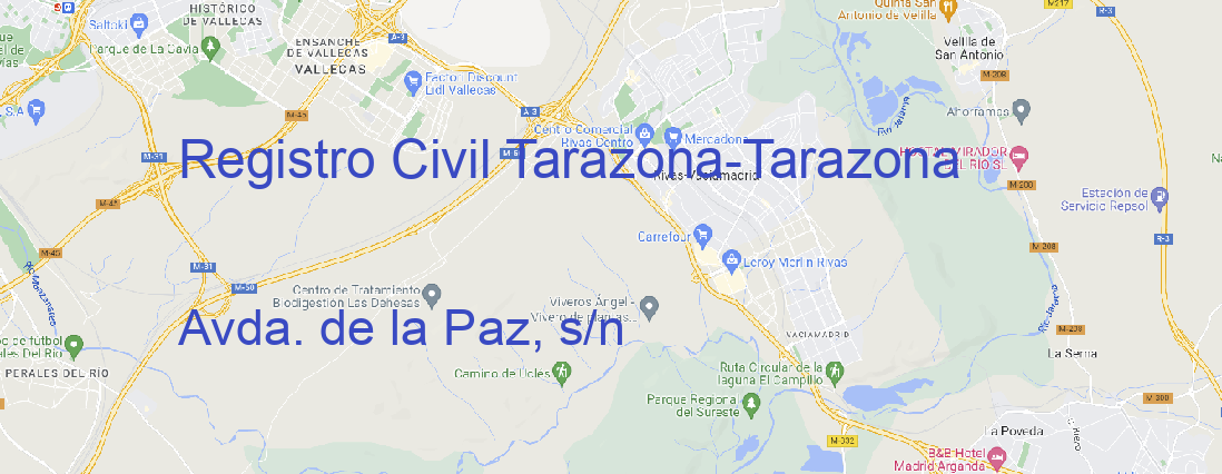 Oficina Registro Civil Tarazona Tarazona